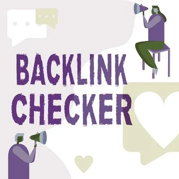 Writing displaying text Backlink Checker. Business approach Find your イラスト素材