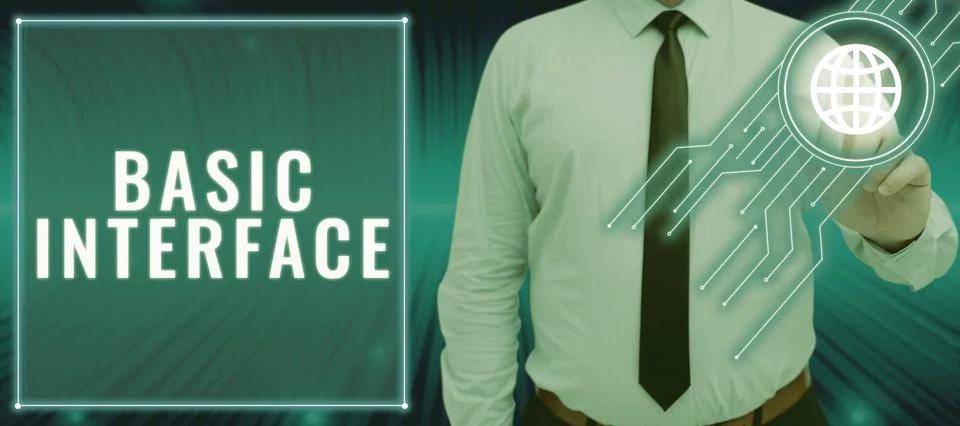 Writing displaying text Basic Interface. Conceptual photo buying and selling of Foto stock