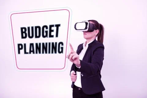 Writing displaying text Budget Planning. Word Written on purchasing process that Stock Photos
