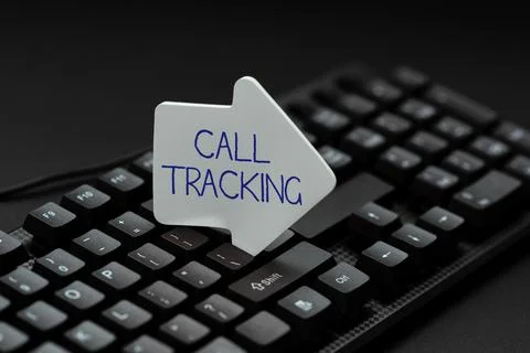 Writing displaying text Call Tracking. Business overview Organic search engine Stock Photos