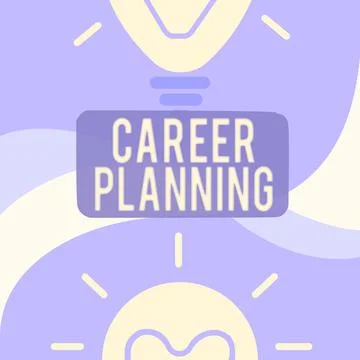 Writing displaying text Career Planning. Internet Concept A list of goals and Stock Illustration