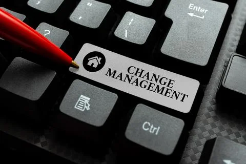 Writing displaying text Change Management. Business idea development within a Stock Photos