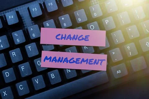 Writing displaying text Change Management. Business showcase development within Stock Photos