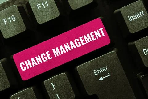 Writing displaying text Change Management. Business idea Replacement of Stock Photos