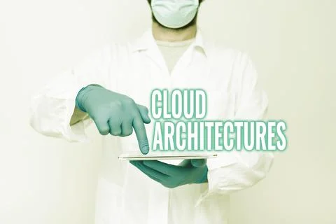 Writing displaying text Cloud Architectures. Business concept Various Engineered Stock Photos