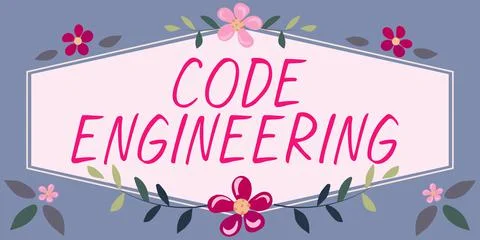 Writing displaying text Code Engineering. Internet Concept application of eng Stock Illustration