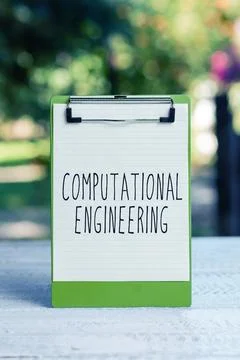 Writing displaying text Computational Engineering. Business idea Come to Stock Photos