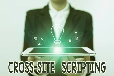 Writing displaying text Cross Site Scripting. Word Written on Security Photos