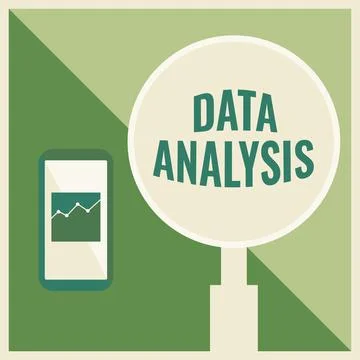 Writing displaying text Data Analysis. Business approach Business intelligence Stock Illustration