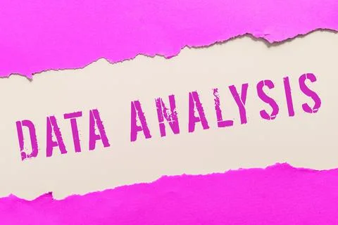 Writing displaying text Data Analysis. Conceptual photo Translate numbers to Stock Photos