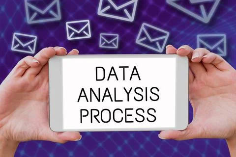 Writing displaying text Data Analysis Process. Business showcase build a Stock Photos
