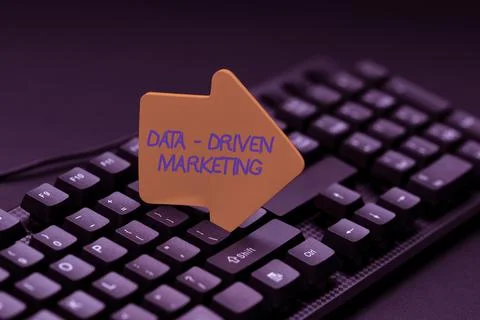Writing displaying text Data driven Marketing. Business approach process by Stock Photos