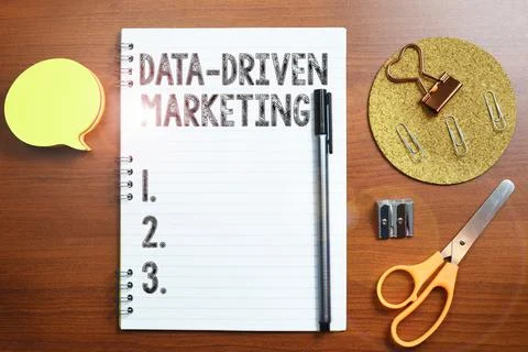 Writing displaying text Data Driven Marketing. Internet Concept Strategy built Stock Photos