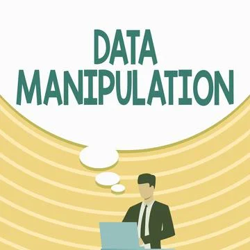 Writing displaying text Data Manipulation. Business approach the process of Illustration