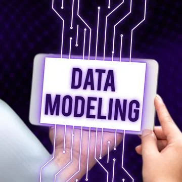 Writing displaying text Data Modeling. Business idea process of transferring Stock Photos