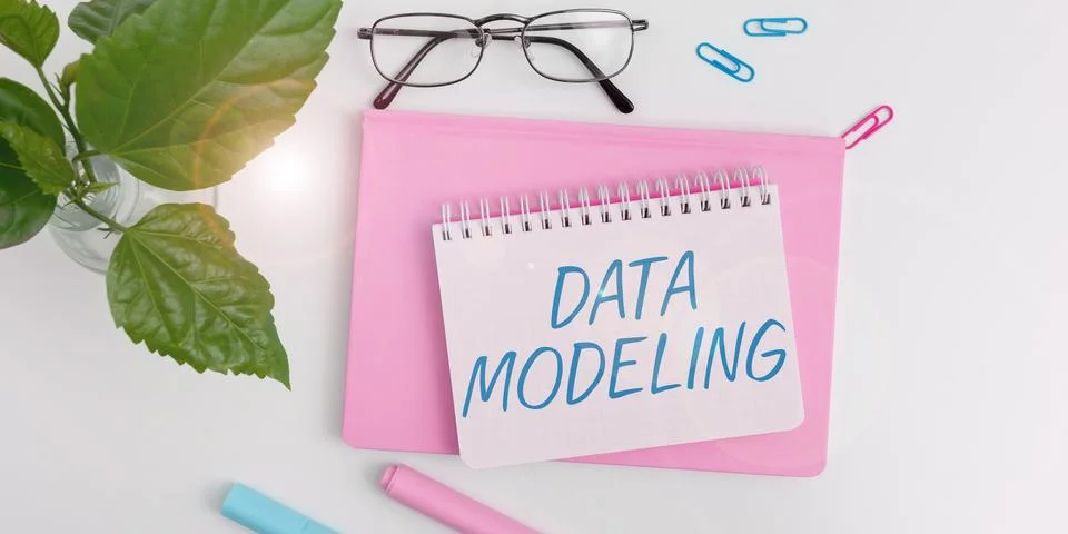 Writing displaying text Data Modeling. Word Written on process of transferring Stock Photos