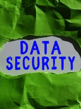 Writing displaying text Data Security. Word Written on Confidentiality Disk Stock Photos