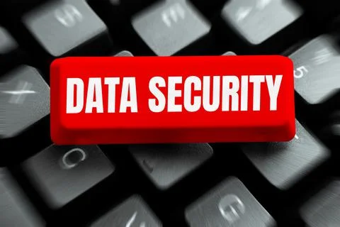 Writing displaying text Data Security. Internet Concept Confidentiality Disk Stock Photos
