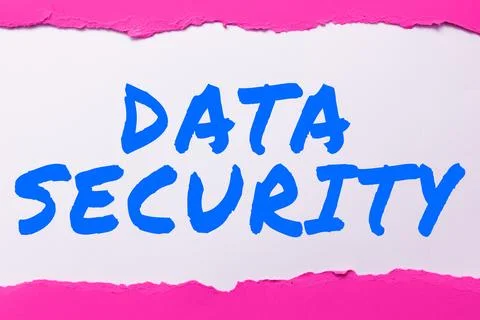 Writing displaying text Data Security. Word Written on Confidentiality Disk Stock Photos
