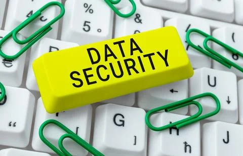 Writing displaying text Data Security. Business approach Confidentiality Disk Stock Photos