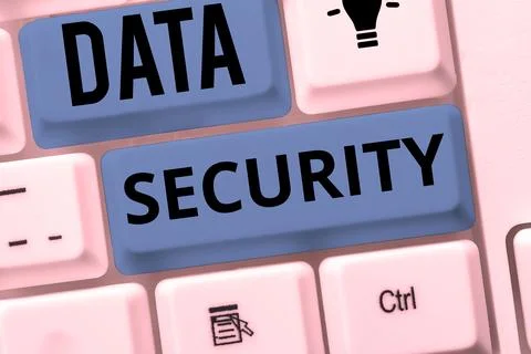 Writing displaying text Data Security. Concept meaning Confidentiality Disk Stock Photos