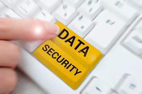 Writing displaying text Data Security. Business showcase Confidentiality Disk Stock Photos
