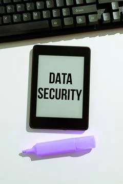 Writing displaying text Data Security. Concept meaning Confidentiality Disk Stock Photos