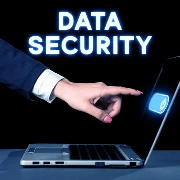 Writing displaying text Data Security. Business idea Confidentiality Disk Stock Photos