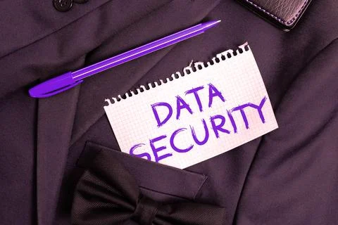 Writing displaying text Data Security. Business idea Confidentiality Disk Stock Photos