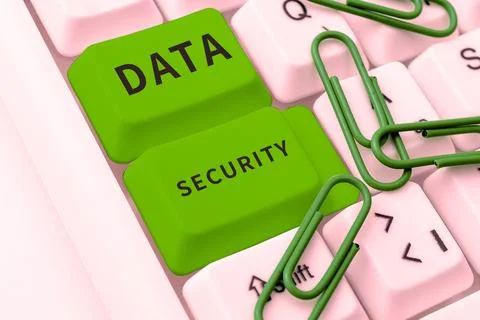 Writing displaying text Data Security. Concept meaning Confidentiality Disk Stock Photos