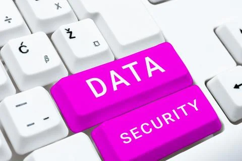 Writing displaying text Data Security. Conceptual photo Confidentiality Disk Stock Photos