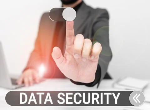 Writing displaying text Data Security. Business approach Confidentiality Disk Stock Photos