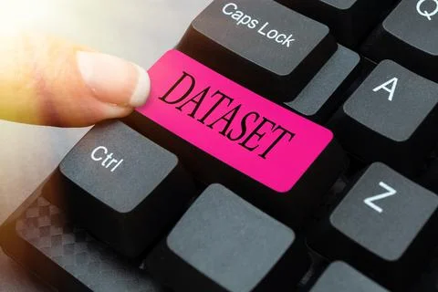 Writing displaying text Dataset. Internet Concept collection of numbers or 스톡 사진