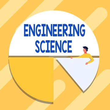 Writing displaying text Engineering Science. Business approach deal with Stock Illustration