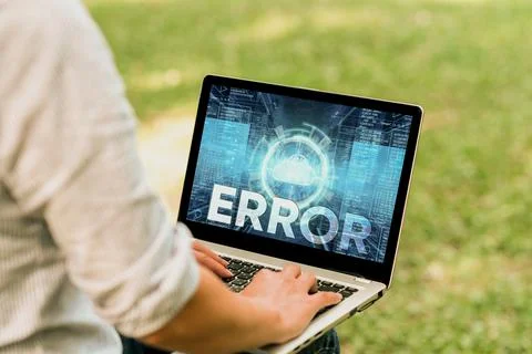 Writing displaying text Error. Internet Concept mistake Condition of being wrong Stock-Fotos