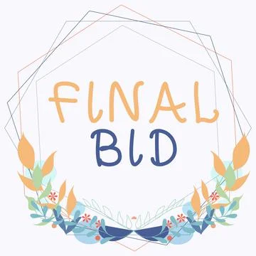 Writing displaying text Final Bid. Conceptual photo The decided cost of an item Stockillustratie