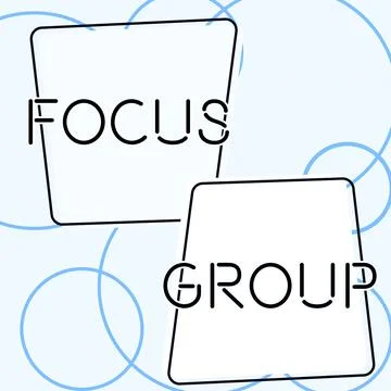 Writing displaying text Focus Group. Internet Concept consist of Stock Illustration