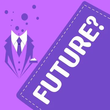 Writing displaying text Future. Word for Period of time following the present 스톡 일러스트