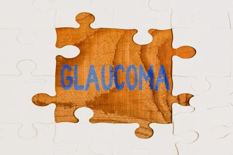 Writing displaying text Glaucoma. Concept meaning Eye diseases which result in 写真素材