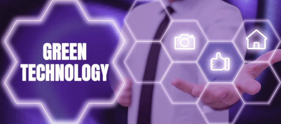 Writing displaying text Green Technology. Business overview reverse the effects Stock Photos