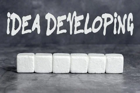 Writing displaying text Idea Developing. Business showcase innovating the 写真素材