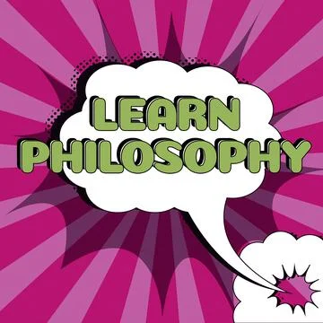Writing displaying text Learn Philosophy. Business showcase most iconic Ilustración de archivo