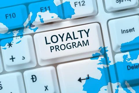 Writing displaying text Loyalty Program. Business concept marketing effort that Stock Photos