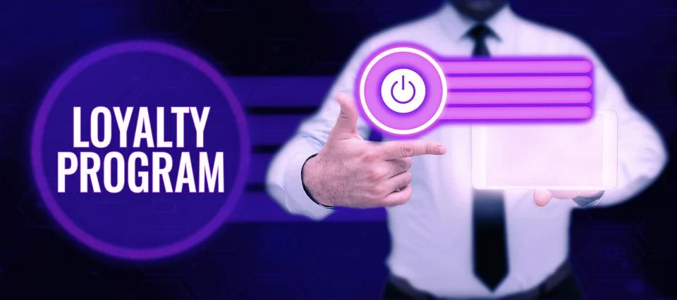 Writing displaying text Loyalty Program. Business concept marketing effort that Stock Photos