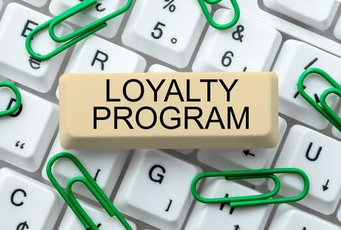 Writing displaying text Loyalty Program. Conceptual photo marketing effort that Fotos de archivo