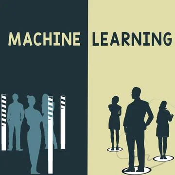 Writing displaying text Machine Learning. Concept meaning the concept that a  Stock Illustration