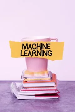 Writing displaying text Machine Learning. Business concept scientific study of Stock Photos