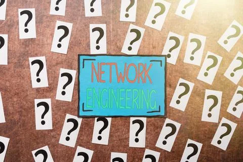 Writing displaying text Network Engineering. Word Written on professional who Stock Photos