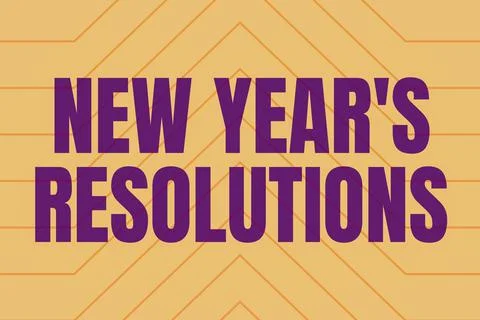 Writing displaying text New Year S Resolutions. Business overview reflection of Stock Illustration