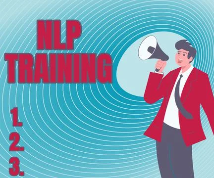 Writing displaying text Nlp Training. Concept meaning the study of the structure Stock-Illustration
